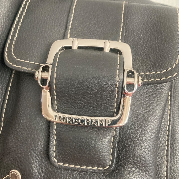 Longchamp Leather Buckle Pocket Hobo - Picture 4 of 15